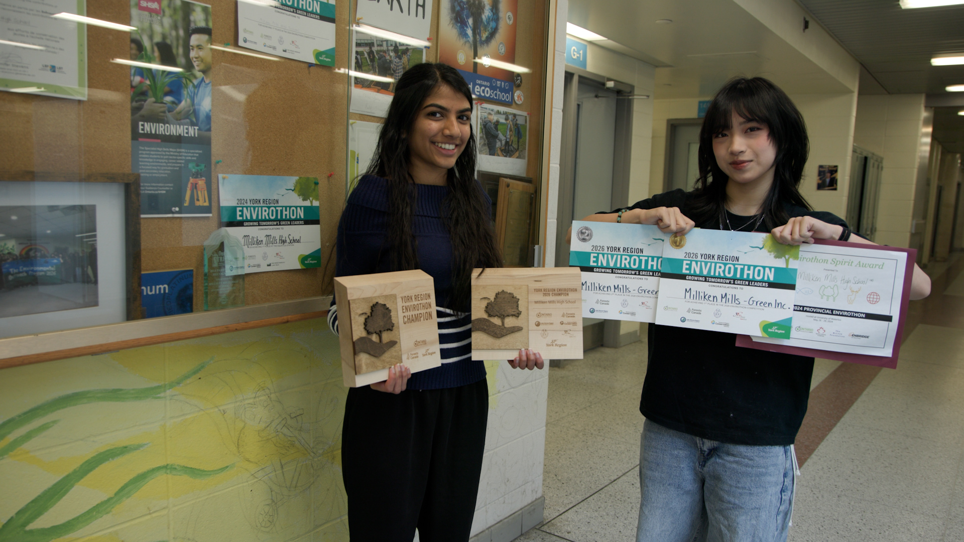 Milliken Mills HS Students Place Third in Provincial Envirothon